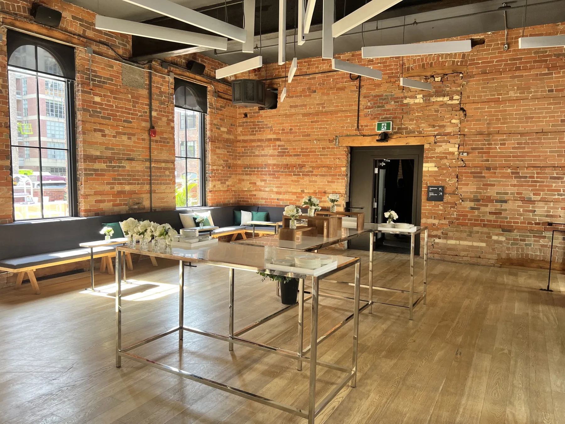 The Social 460 Grand Hall prepared for catering service